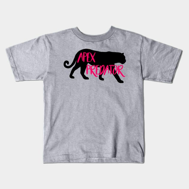 Apex Predator Kids T-Shirt by TheatreThoughts